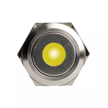DimasTech vandal-proof push button 25 mm Silverline Dot RGB PD216