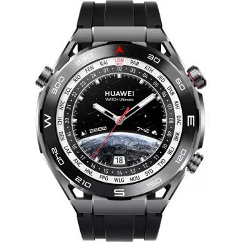 Huawei Watch Ultimate Expedition smartwatch 49 mm, 1.5" LTPO 466 x 466, GPS, NFC, Bluetooth, HNBR strap 140-210 mm, Black