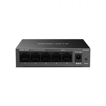 Mercusys MS105GS - Desktop switch, 5 Gigabit ports, black
