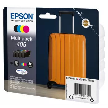 Epson 405 Ink Cartridge 1 pc Original Standard Yield Black, Cyan, Magenta, Yellow