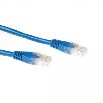 ACT Blue 5 m U/UTP CAT6A Patch Cable with RJ45 Plugs