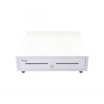 Equip 351011 POS Cash Drawer, 4 Bill / 8 Coin Compartments, RJ11, White