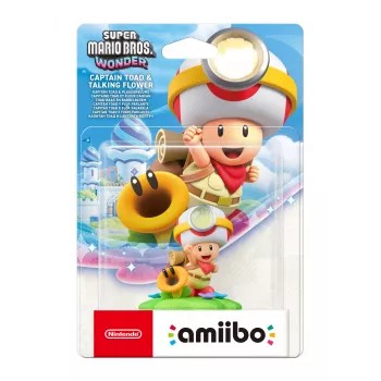 Nintendo Amiibo Captain Toad & Talking Flower Interactive Figurine