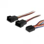 StarTech.com 12in 4-Pin Fan Power Y-Cable – F/M, Molex (4-pin), Molex (4-pin), 0.31 m, Plug, Socket, Multicoloured
