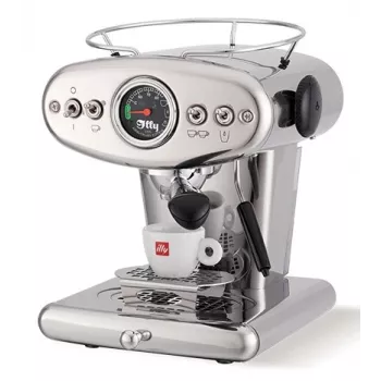illy X1 Anniversary Maschine fr gemahlenen Kaffee and E.S.E.-Pads(Stainless Steel)