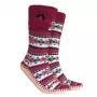 Glovii GQ5L Unisex Ankle Boot Slippers Bordeaux