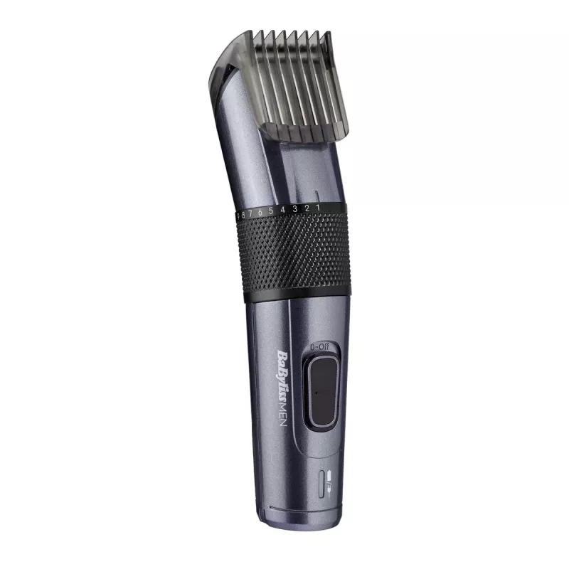 BaByliss E976E Hair Clipper, Grey/Black