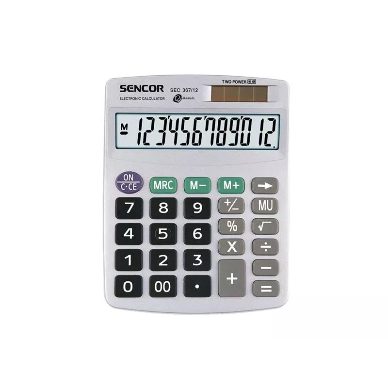 Calculator SEC 367/12 Table,12 Digit LCD