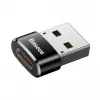 Baseus USB Plug to Type-C Socket Adapter Converter Black