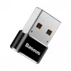 Baseus USB Plug to Type-C Socket Adapter Converter Black