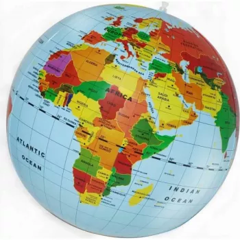 Globe Ball 50 cm by MG DYSTRYBUCJA — World Map Design, Model C019