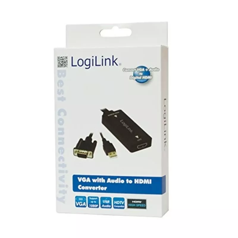 LogiLink CV0060 Video Cable Adapter Black
