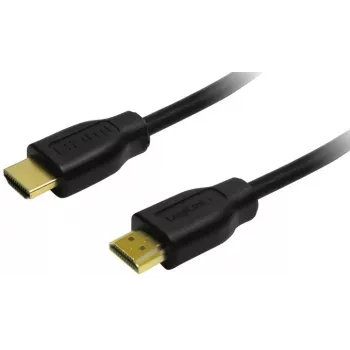 LogiLink CH0055 High-Speed HDMI Cable with Ethernet, HDMI 1.4, A Plug to A Plug, Gold-Plated, 20 m, Black