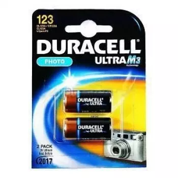 Duracell Ultra 123 BG2 Single-Use Battery CR123A Lithium