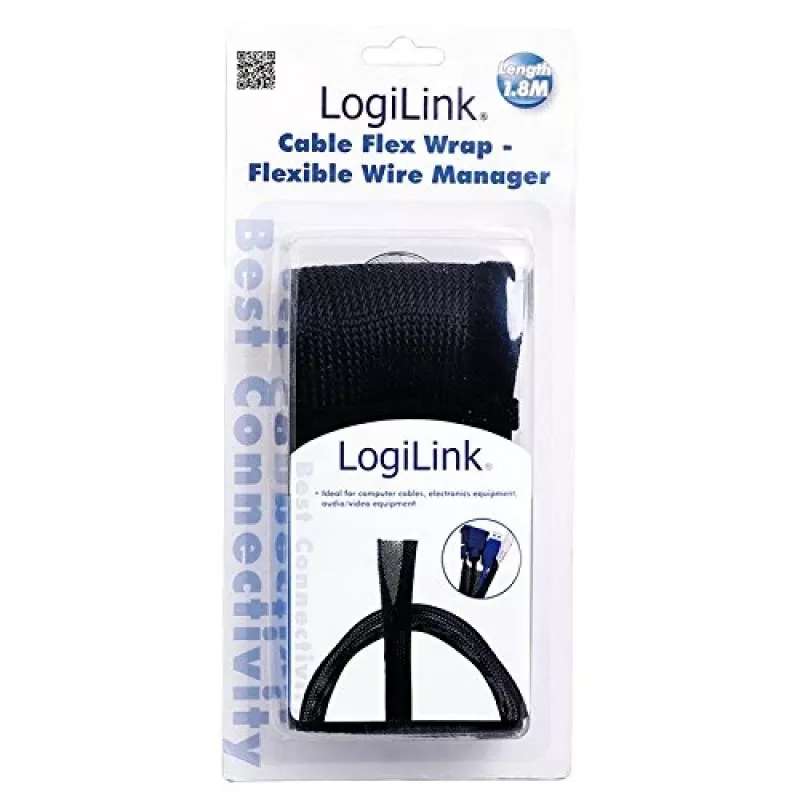 Cable sleeve LogiLink KAB0006 Black
