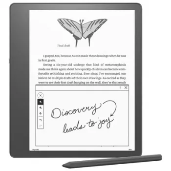 Amazon Kindle Scribe – 25.9 cm (10.2 inch) – E-Paper – AZW – AZW3 – DOC – DOCX – HTML – MOBI – PDF – PRC – TXT – ePub – GIF – JPEG – PNG – 16 GB – USB Type-C (CF95291)