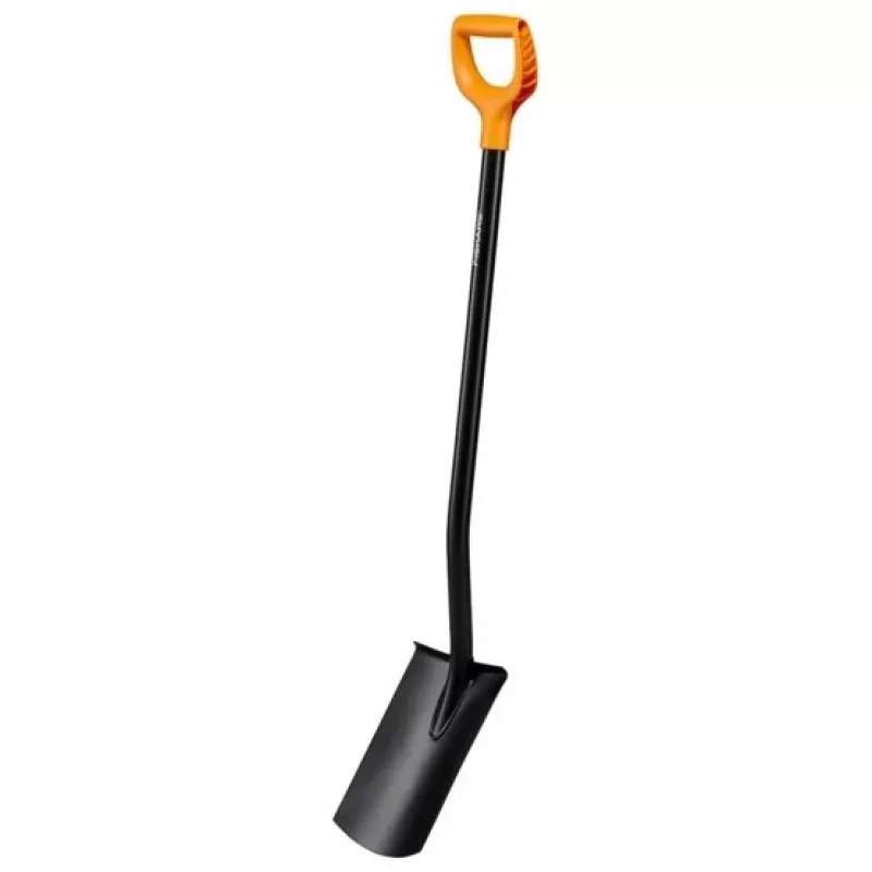 Fiskars Solid Spade, Straight, Metal (1066717)