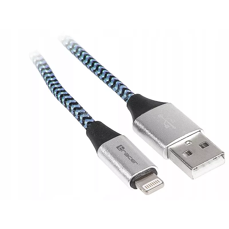 Lightning Cable Tracer TRAKBK46269 1 m Black Blue Silver