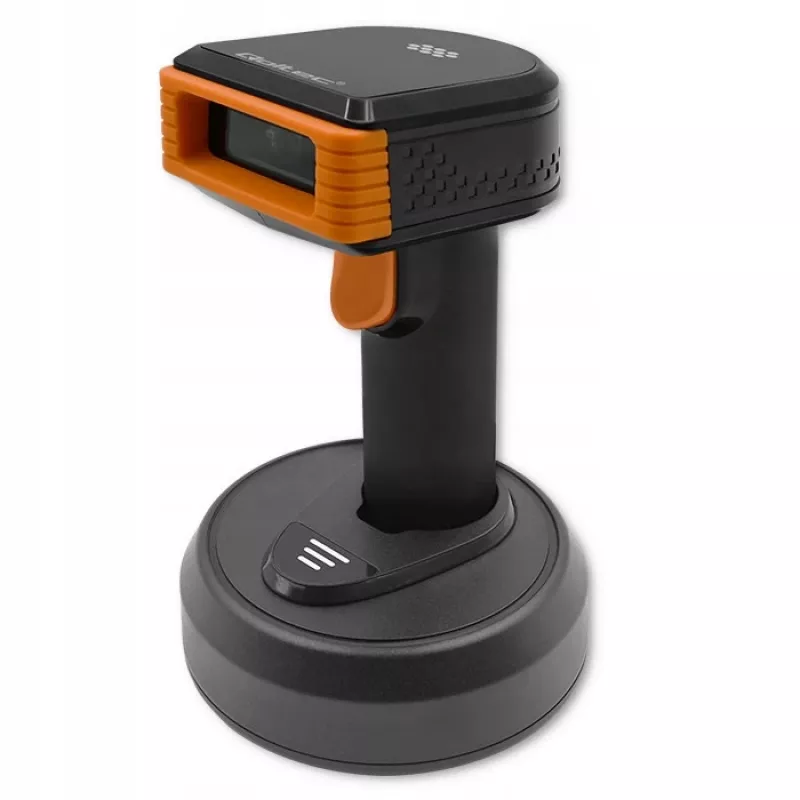 Wireless Barcode Reader QOLTEC 50878 1D/2D with Charging Station