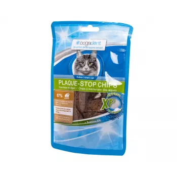 bogar Bogadent Plaque-stop Chicken Chips 50 g — dental care treat for adult cats, grain- and gluten-free