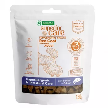 Soft Dog Training Treats Nature’s Protection Salmon 150 g — hypoallergenic with salmon flavour, protein 21%, moisture 20%