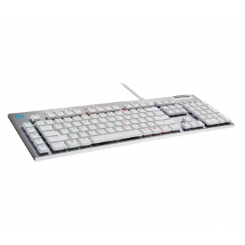 LOGITECH G815 LIGHTSPEED RGB Mechanical Gaming Keyboard – GL Tactile - WHITE - PAN - USB - NORDIC-613 - TACTILE SWITCH
