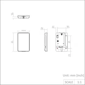 Hikvision DS-PK501LTM-HWE Wired (Bus) LCD Keypad for AX Hybrid PRO