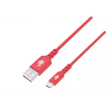 TB USB-C to USB-C Cable 1m Red 100W PD Fast Charging & Data Synchronisation