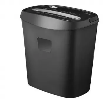Deli E9947 Particle Shredder, 10 Sheet Capacity, 18L Bin, Black