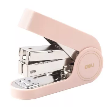 Deli Linfini EM390 Pink Stapler for up to 25 Sheets
