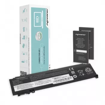 MITSU Battery for Lenovo ThinkPad T460s T470s - Front - 2000 mAh (23 Wh)