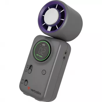 Verbatim Cool'n'Go Ice Touch Mini Hand Fan (Purple/Grey)