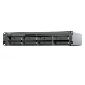 Synology RackStation RS1226RP+ 2U Rack NAS Server with 8 Bays and Two Redundant Power Supplies