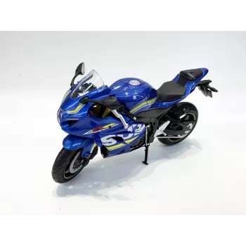 PULIO MSZ 1/12 Suzuki GSX-R1000 Blue Die-Cast Motorcycle Model