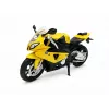 PULIO motorcycle MSZ 1/12 BMW S1000 RR yellow diecast model