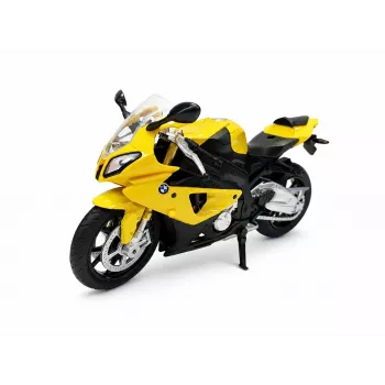 PULIO motorcycle MSZ 1/12 BMW S1000 RR yellow diecast model