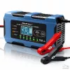 Qoltec 52668 Smart Battery Charger 12V 10A with Repair Function for AGM GEL LiFePO4