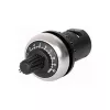 Eaton M22-R10K Potentiometer Front Part, 10 kOhm, Linear Progression, Single Turn, Front Panel Mounting, IP66/IP67/IP69K