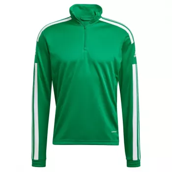 adidas Squadra 21 training top green men long sleeve quarter zip L