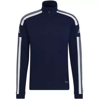 adidas Squadra 21 Training Jacket Navy Blue HC6283 2XL Men's Recycled Polyester AEROREADY Quarter Zip
