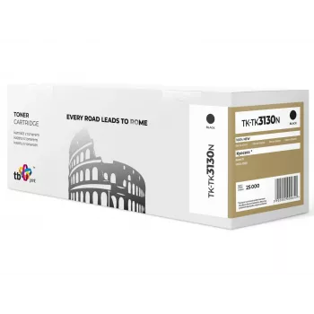 TB PRINT Toner Cartridge for Kyocera TK-3130 Black 12,500 Pages (TK-TK3130N)