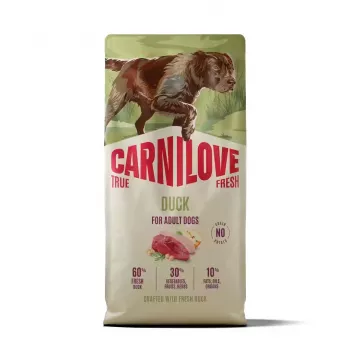 CARNILOVE TRUE FRESH Dry Dog Food with Duck for Adult Dogs of All Breeds 12 kg