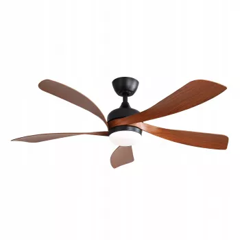 Extralink Grand Walnut 52 Smart WiFi Ceiling Fan, Walnut, 132 cm, App Control