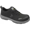 NO NAME Safety Shoes SJ FLUXS3S Low 46 - S3S SR FO HRO Composite Toe Cap, Metal-Free, Black/Grey