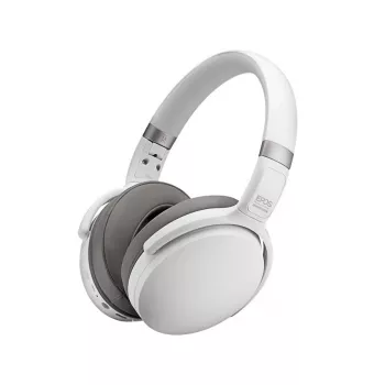 EPOS ADAPT 360 white wireless Bluetooth headset with ANC and USB dongle