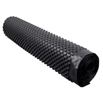 HDPE Studded Membrane for Vertical Foundation Insulation 1.5 m x 20 m (30 m²) - Black