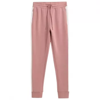 4F Women's Tapered Leg Training Trousers in Powder Coral H4Z21 SPDD013 65S
