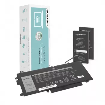 MOVANO Battery K5XWW for Dell Latitude 5289 7390 2-in-1 - 7300 mAh (55 Wh)