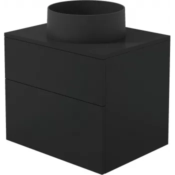 DEANTE Lofty White Wall-Mounted Washbasin with Composite Basin 360 mm