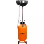 NEO TOOLS 10-810 Mobile Oil Drain Cart, Gravity, 70 L Tank, Pneumatic Drainage, 420 mm Drain Pan, Height-Adjustable 1000-1600 mm